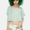 For Love & Lemons Tops Jana Chiffon Blouse