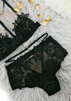 For Love & Lemons Lucia Hi Waist Panty Lingerie & Sleepwear