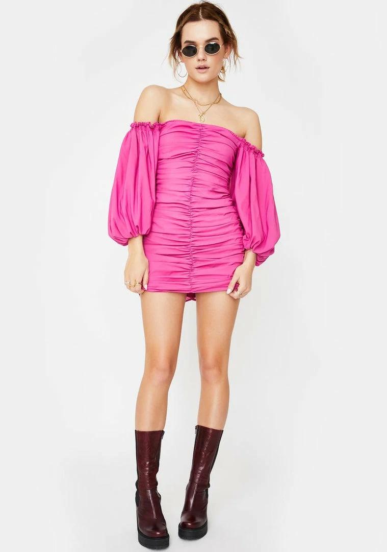 Hot Sale β For Love & Lemons Bali Ruched Mini π Dress π 3 For Love & Lemons Bali Ruched Mini Dress