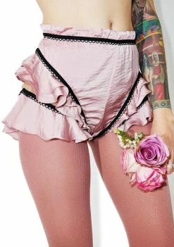 For Love & Lemons Soliana Ruffle Short Lingerie & Sleepwear