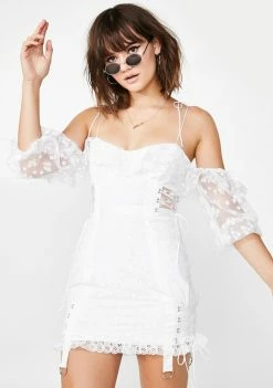 For Love & Lemons Dresses Basile Off The Shoulder Dress