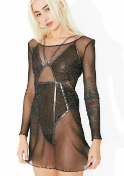 Cheapest π For Love & Lemons Sparkle Mesh Nightgown π 7 For Love & Lemons Sparkle Mesh Nightgown