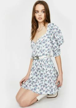 For Love & Lemons Taggart Floral Mini Dress