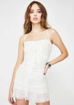 For Love & Lemons Rodin Iridescent Mini Dress Dresses