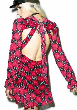For Love & Lemons Clover Mini Dress