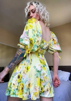 For Love & Lemons Dresses Leigh Floral Mini Dress