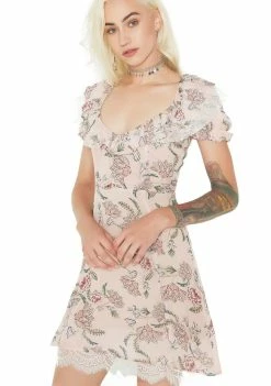 For Love & Lemons Dresses Bee Balm Mini Dress