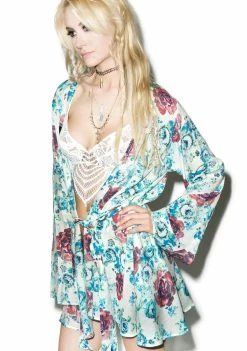 For Love & Lemons Lingerie & Sleepwear Naughty Robe