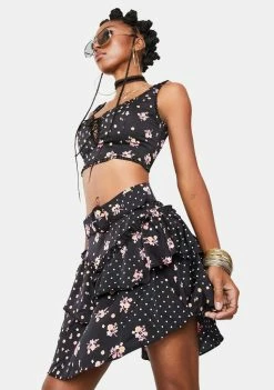 For Love & Lemons Camellia Mini Skirt Bottoms