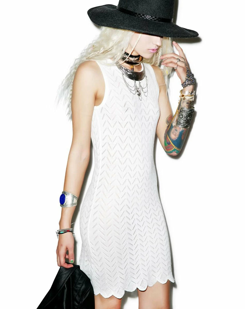 Cheapest 🎉 For Love & Lemons Knitz Lemon Drop Mini 👗 Dress 🎉 1 For Love & Lemons Knitz Lemon Drop Mini Dress