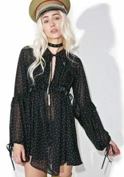 For Love & Lemons Truffles A-Line Dress