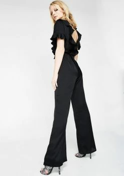 For Love & Lemons Bette Open Back Romper Jumpsuits & Rompers