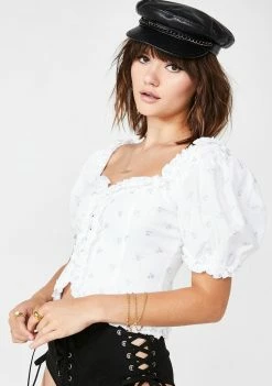 For Love & Lemons Delilah Top Tops