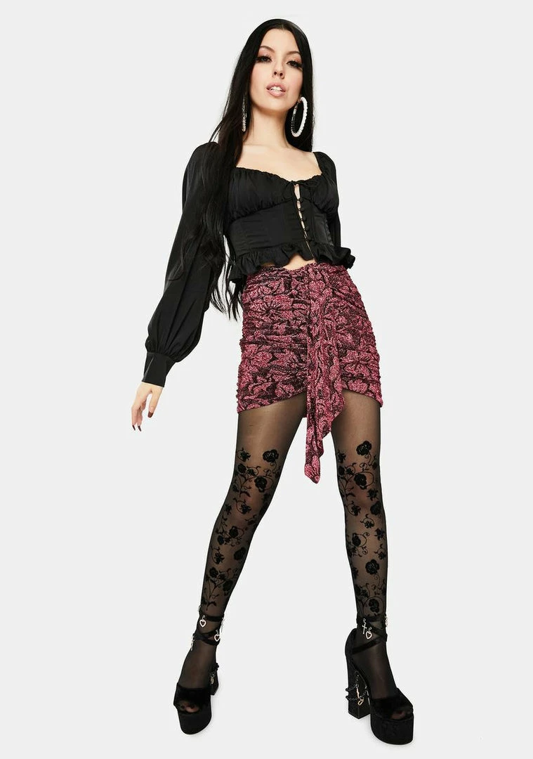 Promo π For Love & Lemons Bottoms Shailee Jacquard Mini π Skirt π 3 For Love & Lemons Bottoms Shailee Jacquard Mini Skirt