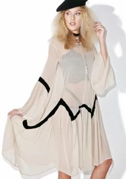 For Love & Lemons Dresses Adalyn Poncho Dress