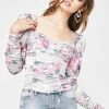For Love & Lemons Palais Floral Crop Top