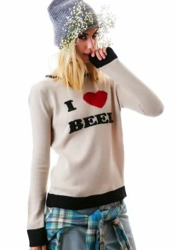 Outlet β¨ For Love & Lemons I Heart Beer Sweater Tops π 7 For Love & Lemons I Heart Beer Sweater Tops