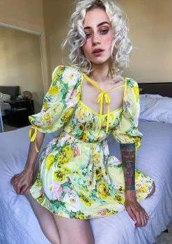 For Love & Lemons Dresses Leigh Floral Mini Dress