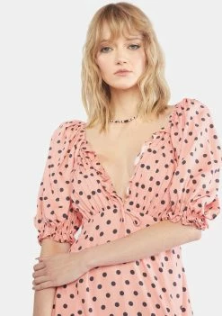 For Love & Lemons Dresses Keely Midi Dress