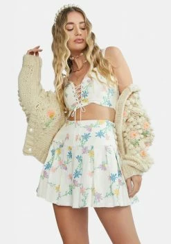 For Love & Lemons Bottoms Majorie Mini Skirt