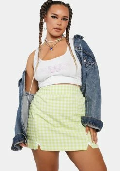 For Love & Lemons Plus Maureen Mini Skirt