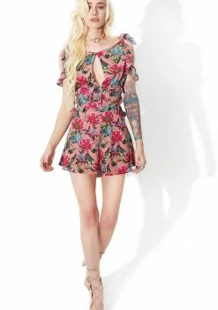 Outlet 🧨 For Love & Lemons Churro Romper 👏 9 For Love & Lemons Churro Romper