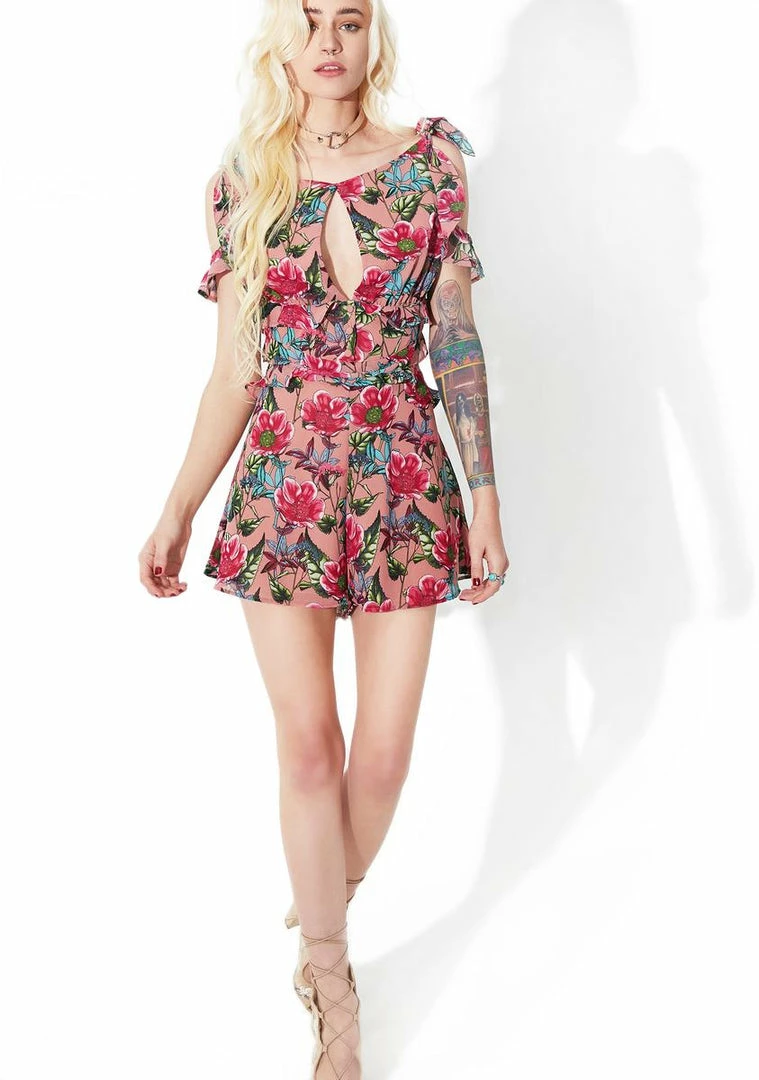 Outlet 🧨 For Love & Lemons Churro Romper 👏 5 For Love & Lemons Churro Romper