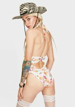 For Love & Lemons Augusta One Piece Swimsuit