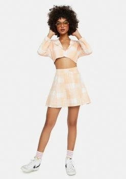 For Love & Lemons Eugenie Crop Blazer