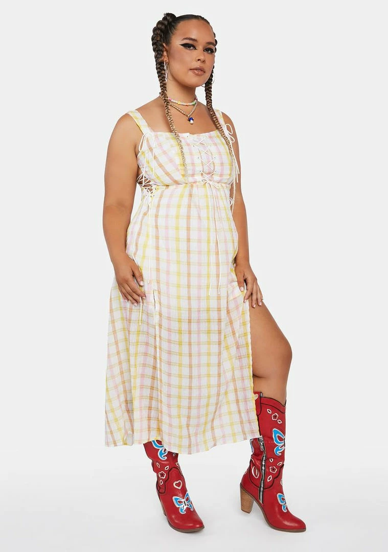 Wholesale π For Love & Lemons Plus Rue Midi π Dress Midi & Maxi π 2 For Love & Lemons Plus Rue Midi Dress Midi & Maxi