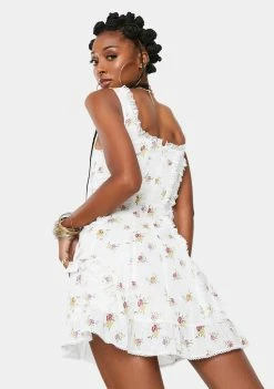 For Love & Lemons Wildflower Mini Dress Dresses