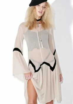 For Love & Lemons Dresses Adalyn Poncho Dress