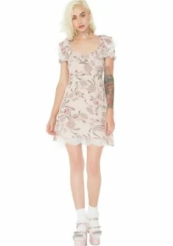 For Love & Lemons Dresses Bee Balm Mini Dress