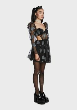 For Love & Lemons Alexandra Long Sleeve Mini Dress